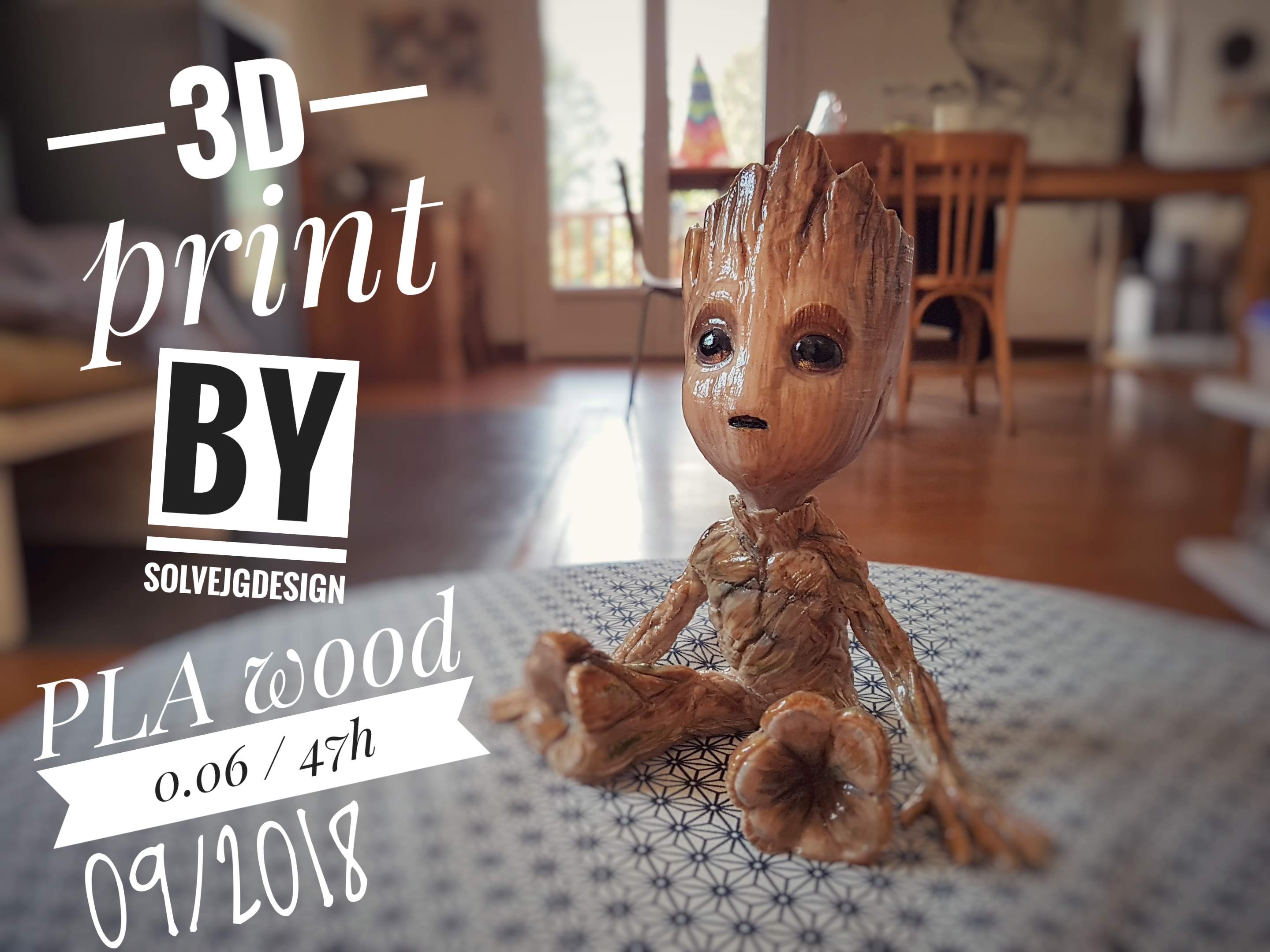 Impression 3D - Groot - solvejgdesign